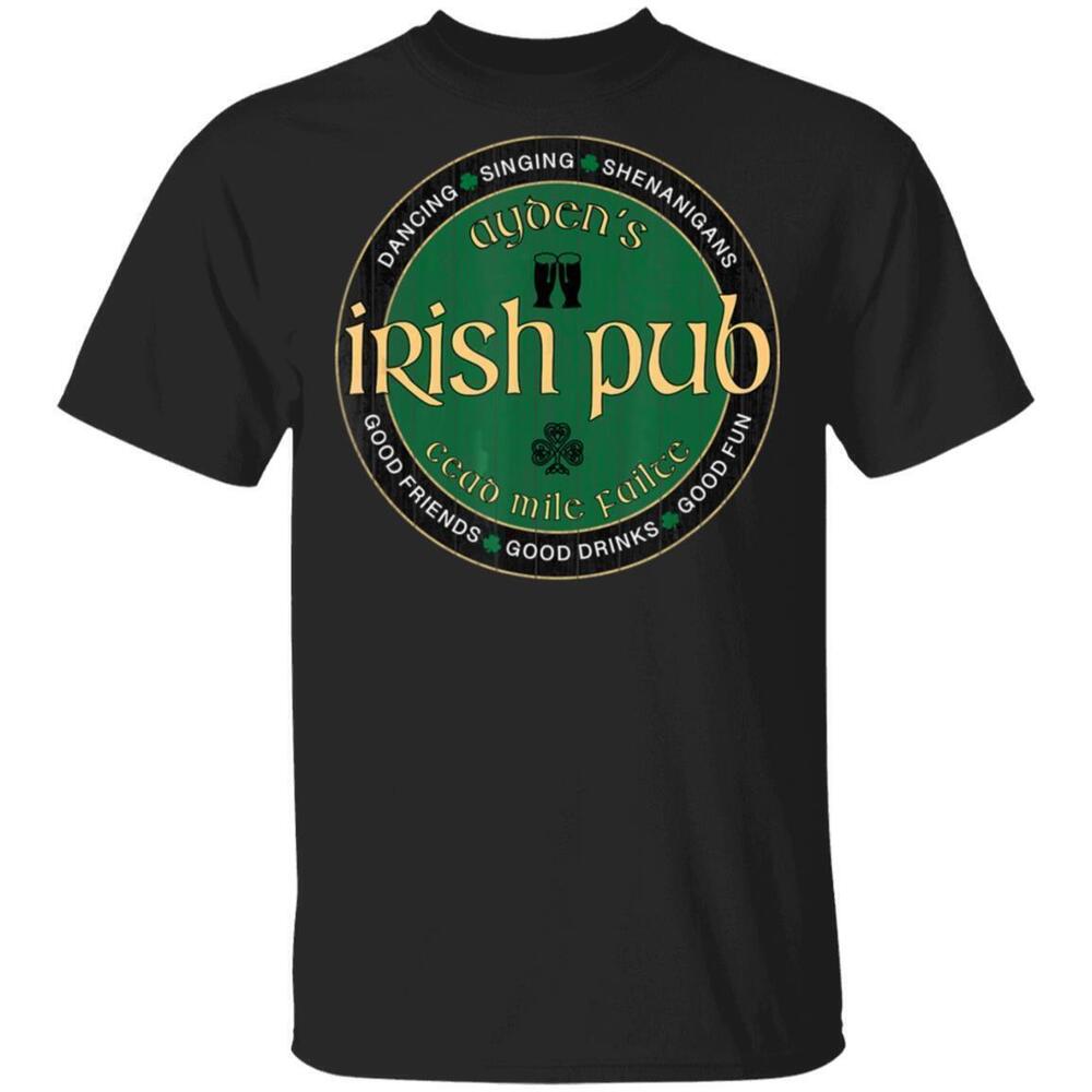 Aydens Irish Pub St Patricks Day Party Shirt Bella